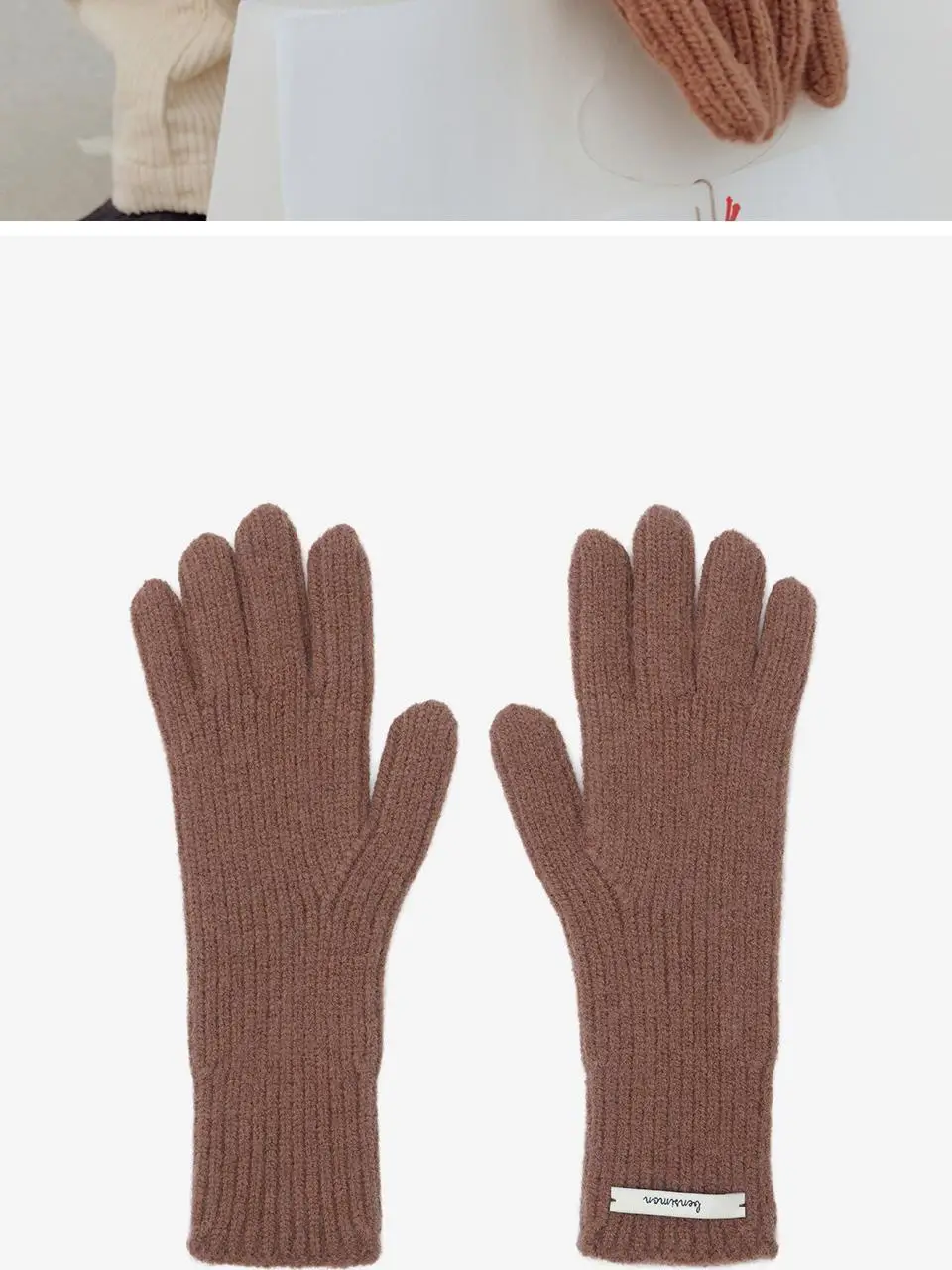 [선물포장] 벤시몽 핑거 홀 글러브 6color 상세페이지 25